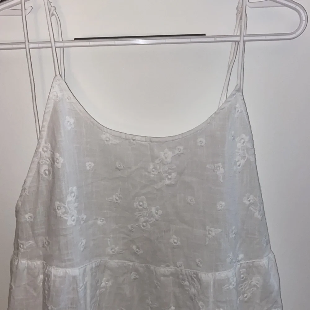C&C California white tiered dress/coverup, size M, NWT